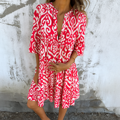 Margriet™ | Elegant V-neck Dress