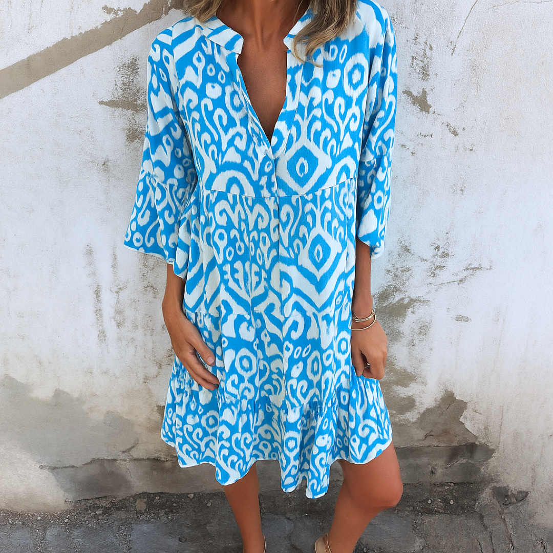 Margriet™ | Elegant V-neck Dress