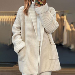 Irene™ | Knitted cardigan in wool mix