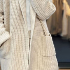 Irene™ | Knitted cardigan in wool mix