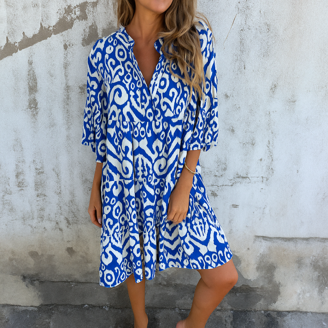 Margriet™ | Elegant V-neck Dress