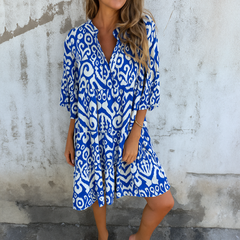 Margriet™ | Elegant V-neck Dress