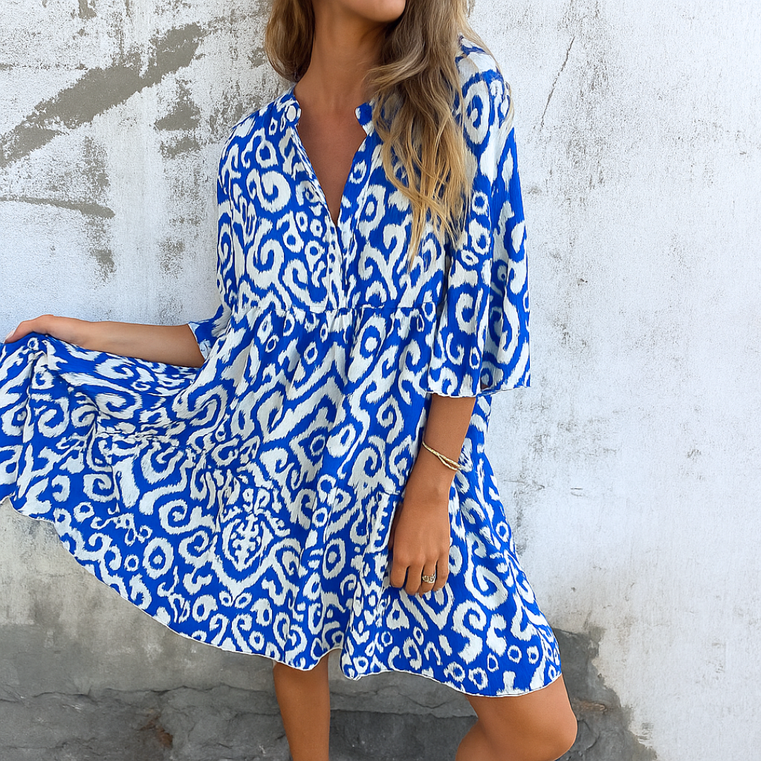 Margriet™ | Elegant V-neck Dress