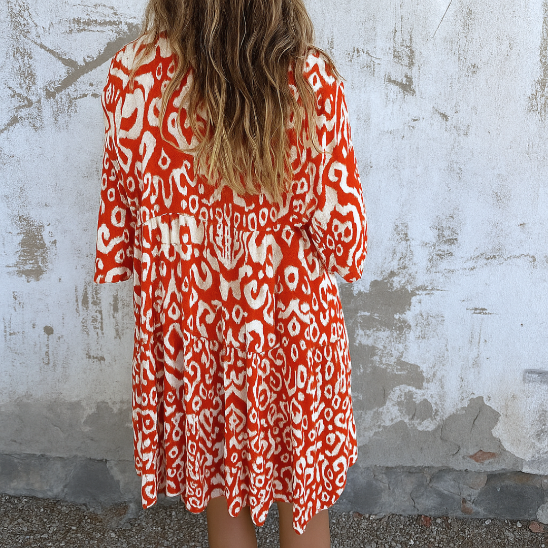 Margriet™ | Elegant V-neck Dress
