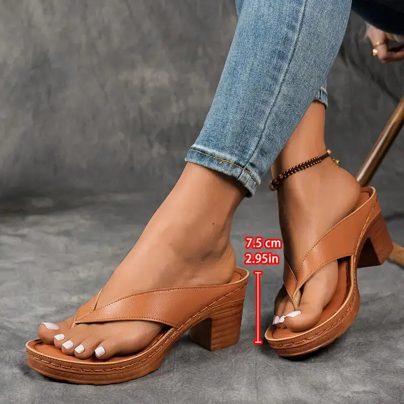 Saskia™ | Orthopaedic Slipper with Heel