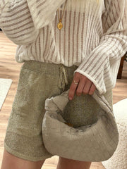 Sophia Woven Mini Handbag