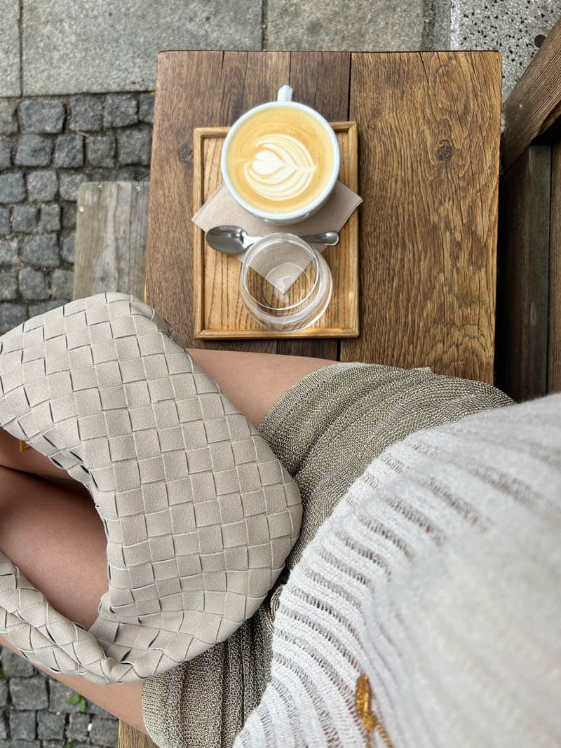 Sophia Woven Mini Handbag