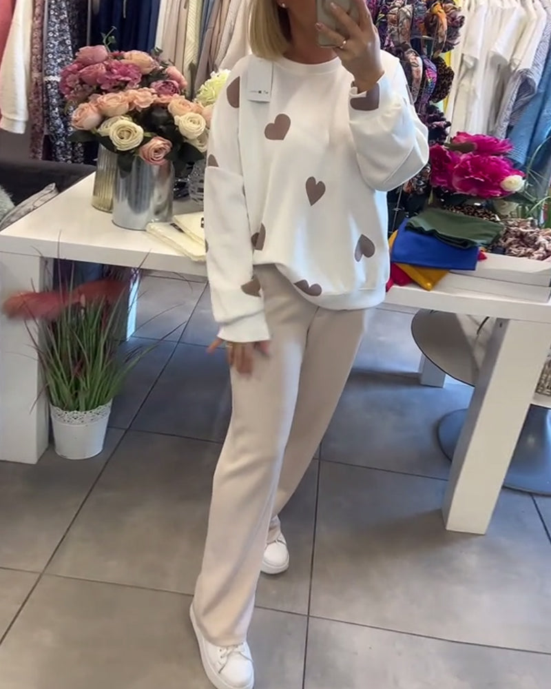 Mila™ | Trui met hartjes
