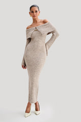 Giulia | Off-Shoulder Knit Dress