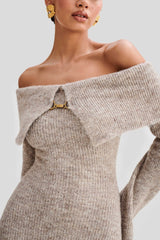 Giulia | Off-Shoulder Knit Dress