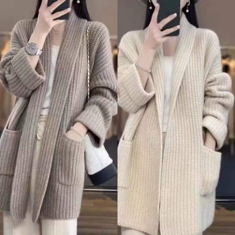 Irene™ | Knitted cardigan in wool mix
