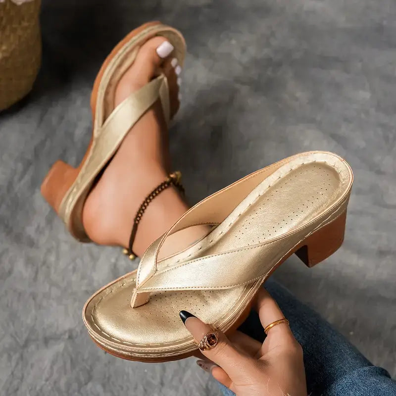 Saskia™ | Orthopaedic Slipper with Heel