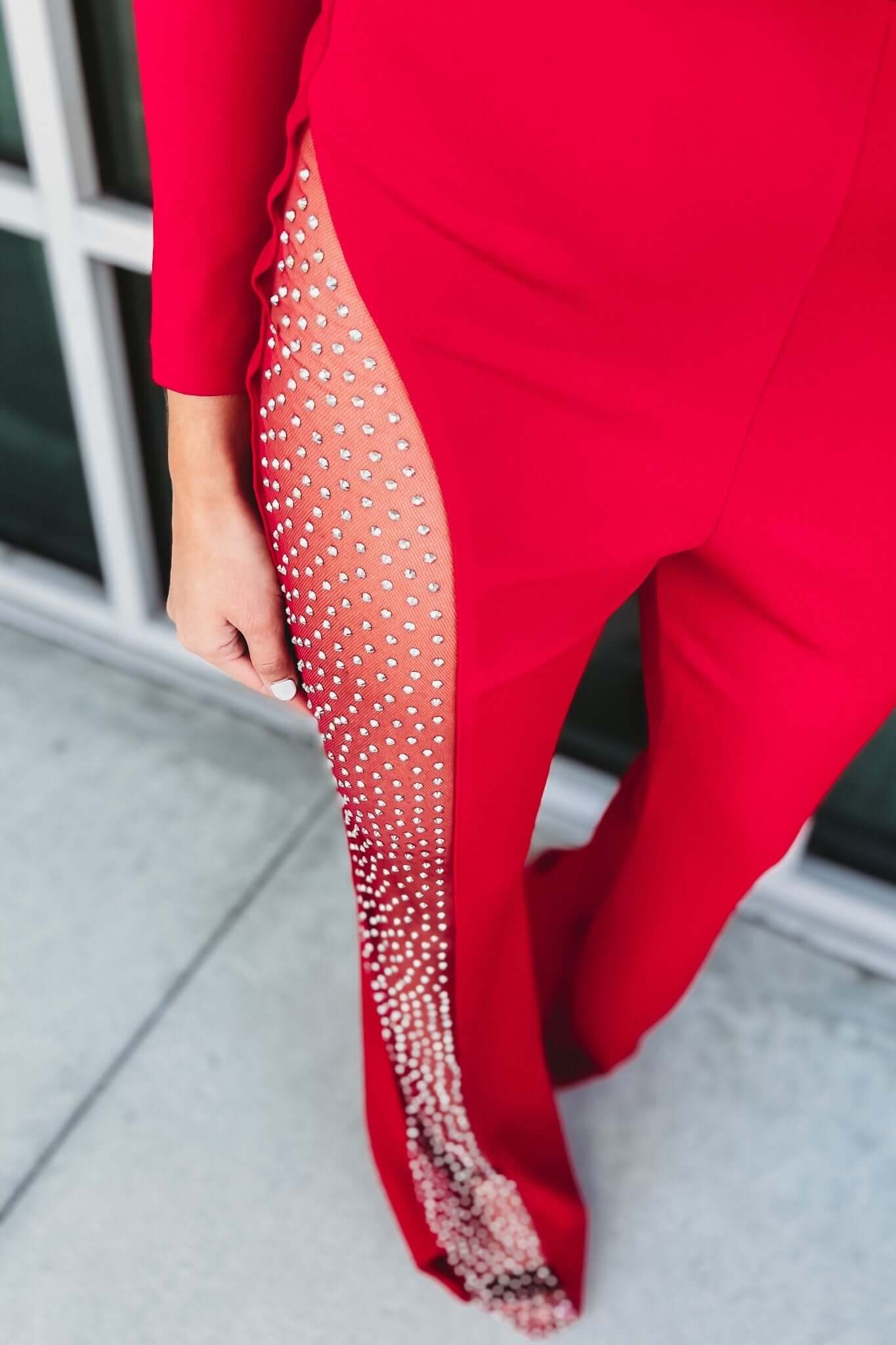 Jero | Rhinestone Jumpsuit