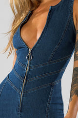 Mila | Denim Jumpsuit