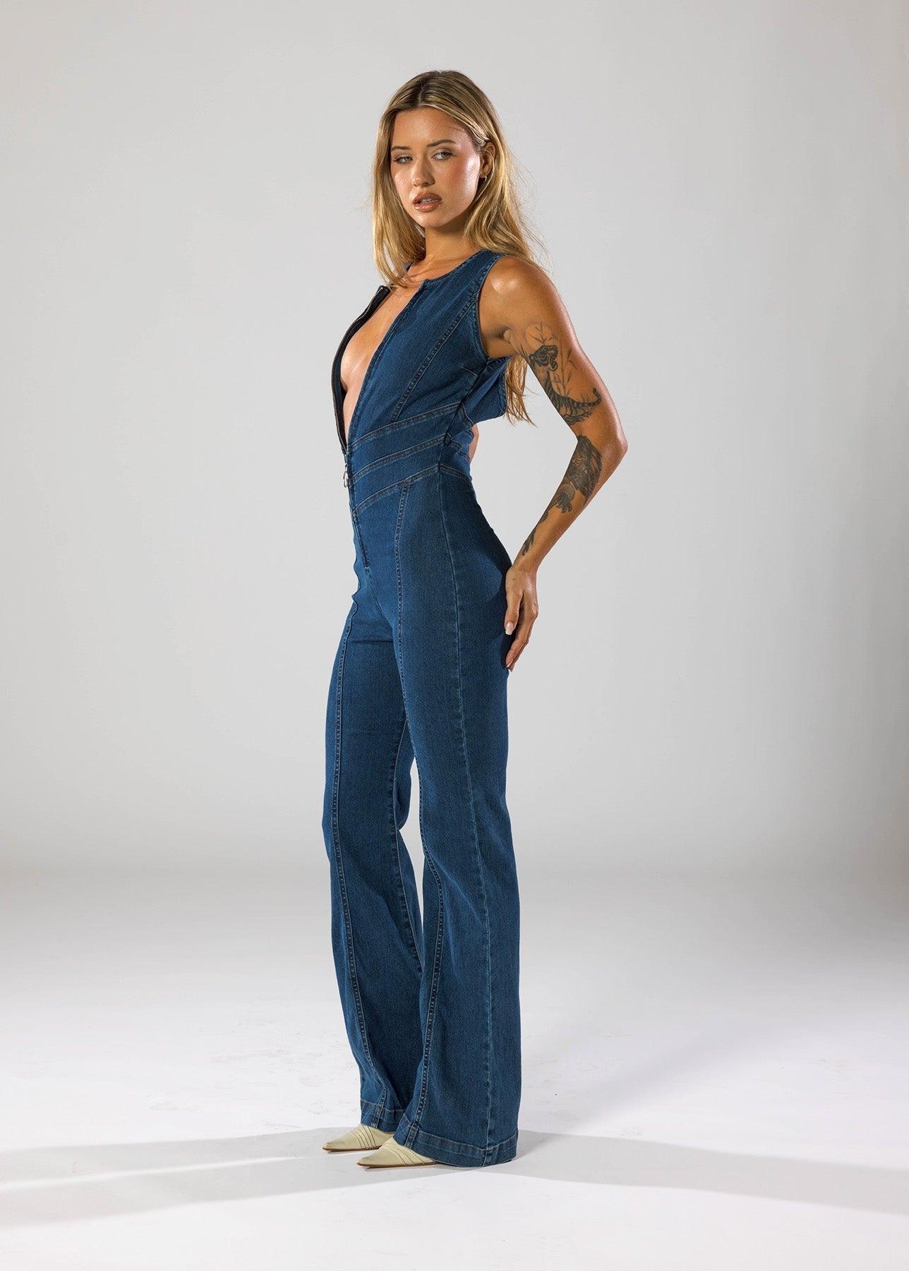 Mila | Denim Jumpsuit