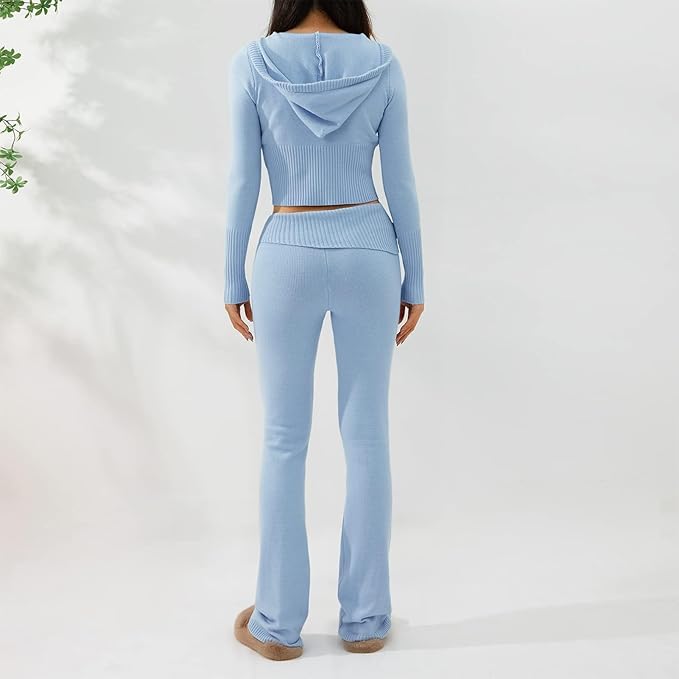 Valencia | Cropped Hoodie set