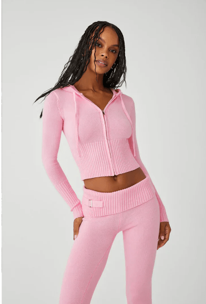 Valencia | Cropped Hoodie set