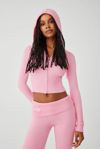 Valencia | Cropped Hoodie set