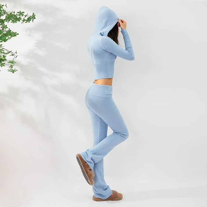 Valencia | Cropped Hoodie set